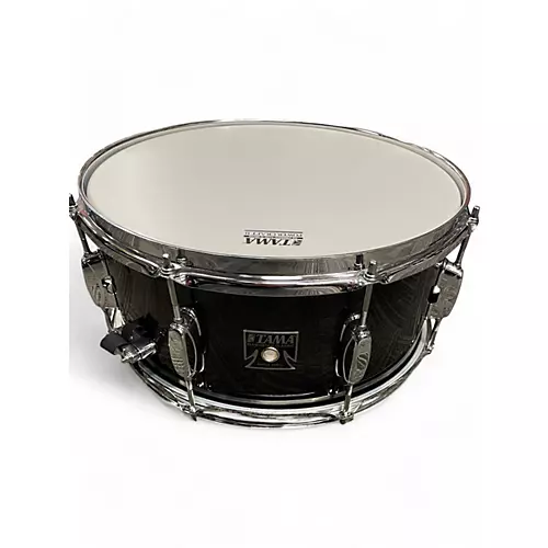 Used TAMA 14X6.5 Superstar Classic Snare Trans Black Drum Trans Black 213