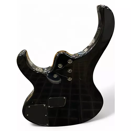 Used 2010s Ibanez BTB406 6 String Trans Black Electric Bass Guitar Trans Black