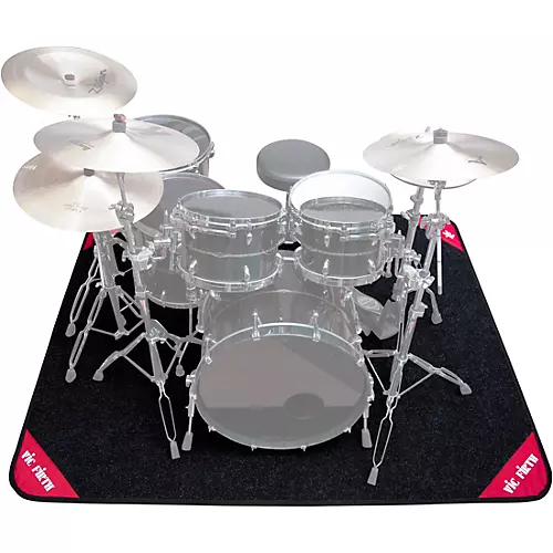 Vic Firth Deluxe Drum Rug, 6.5'x5.33' Gray