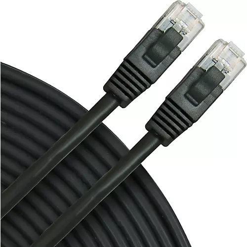 Rapco Horizon Oculus Cat5e Patch Cable Black 3 ft.