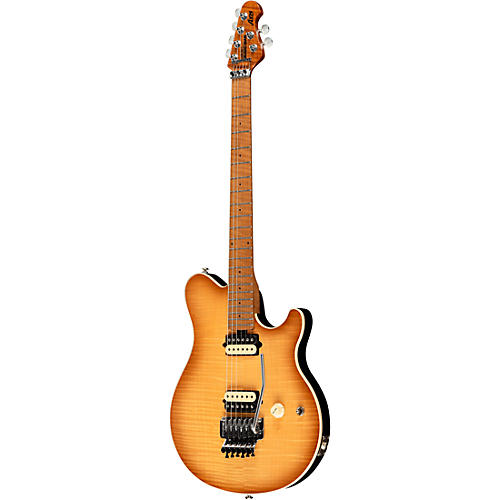 Ernie Ball Music Man Axis Flame Top (satin) Electric Guitar Honey Pot