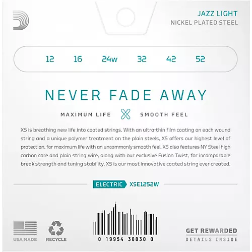 D'Addario XS Nickel Electric Guitar Strings 11 - 56