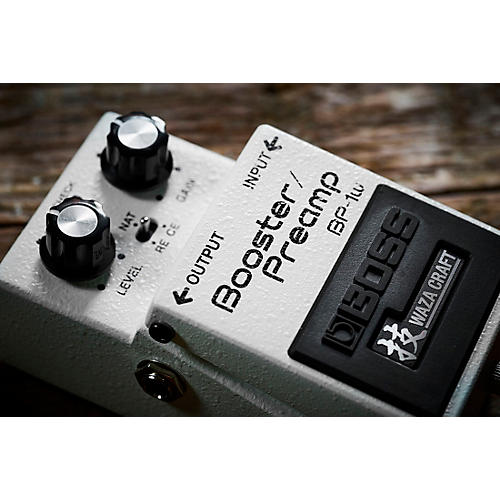 BOSS BP-1W Waza Craft Booster/Preamp Effects Pedal White