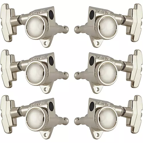 Grover Roto-Grip Locking Super Rotomatics 509 Series Tuning Machines Nickel