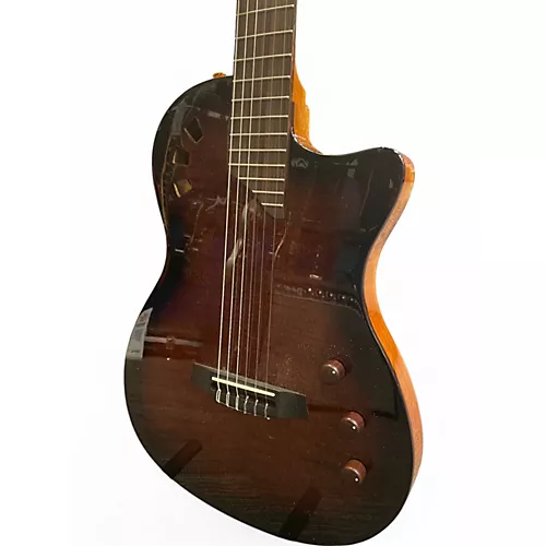 Used Cordoba Stage edgeburst Classical Acoustic Electric Guitar edgeburst