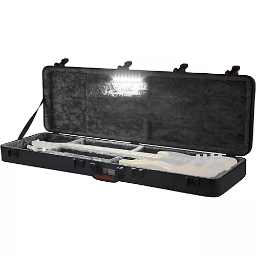 Gator TSA ATA Molded Electric Bass Guitar Case with LED Ligh