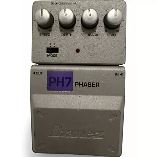 Used Ibanez PH7 PHASER Effect Pedal