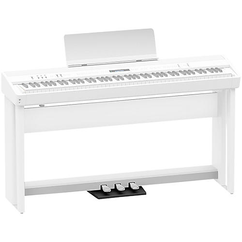 Roland FP-60X Digital Piano With Matching Stand and Pedalboard White