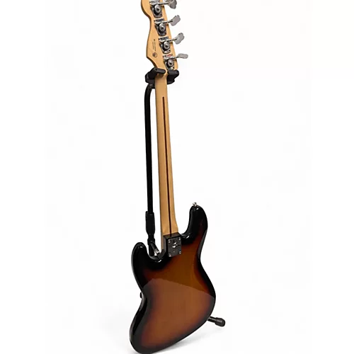 Used 2021 Fender Player Jazz Bass 3 Tone Sunburst Electric Bass Guitar 3 Tone Sunburst
