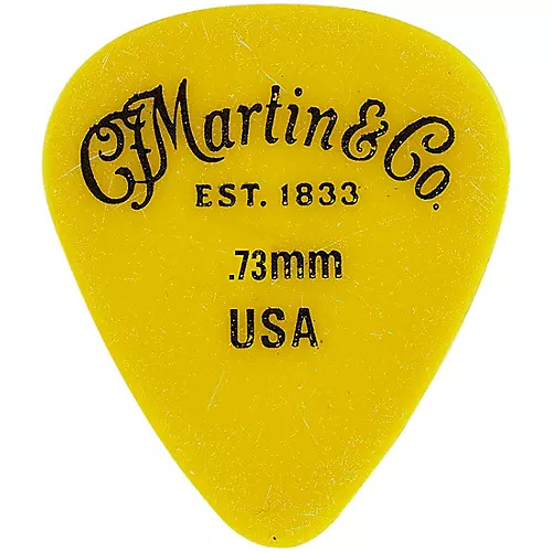 Martin Delrin Guitar Picks .50 mm 12 Pack