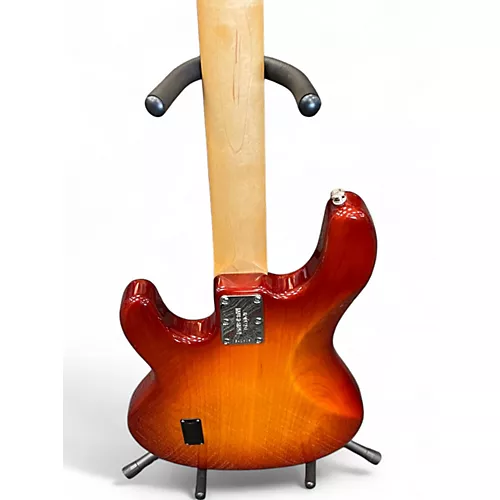 Used Ernie Ball Music Man Stingray H Cherry Sunburst Electric Bass Guitar Cherry Sunburst