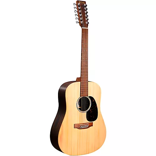 Martin DX2E 12-String X Series Rosewood Dreadnought Acoustic-Electric Guitar Natural