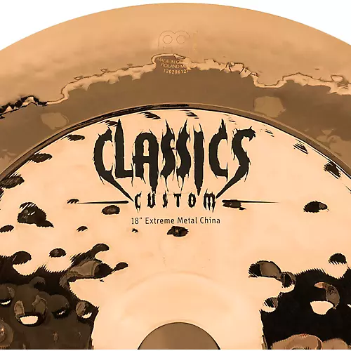 MEINL Classics Custom Extreme Metal China Cymbal Bronze 18 in.