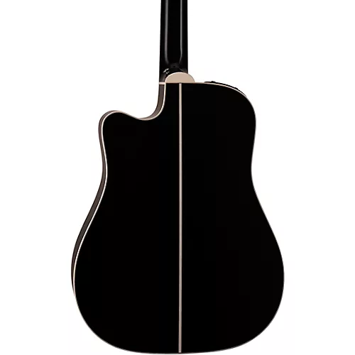 Takamine EF381DX 12-String Dreadnought Cutaway Acoustic-Electric Guitar Black