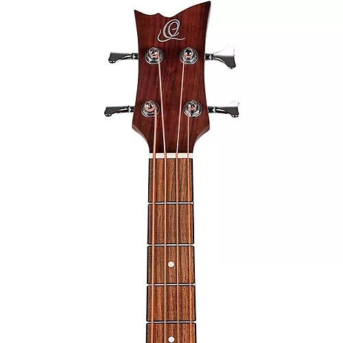 Ortega D7E 4-String Acoustic/Electric Bass Guitar Satin Black