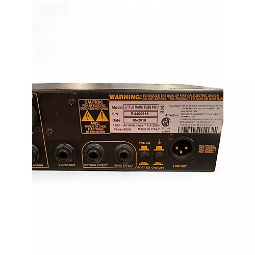 Used Markbass Little Mark Tube 800 Tube Bass Amp Head