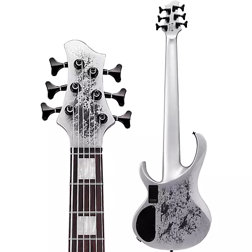 Ibanez BTB25TH6 6-String Electric Bass Guitar Silver Blizzard Matte