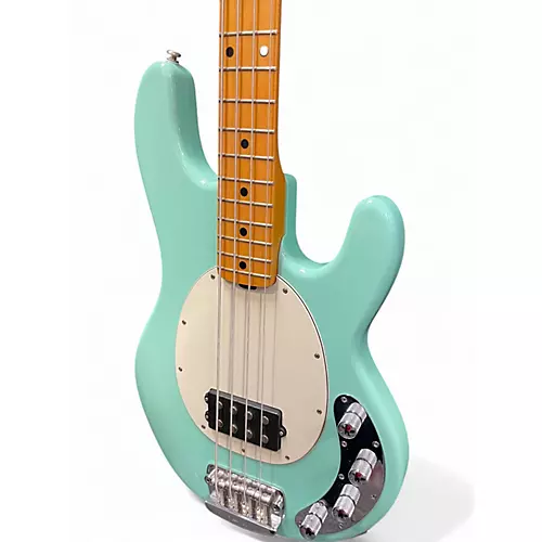 Used Ernie Ball Music Man Sterling 4 String Turquoise Electric Bass Guitar Turquoise