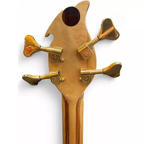 Used Linc Luthier Natural Electric Bass Guitar Natural