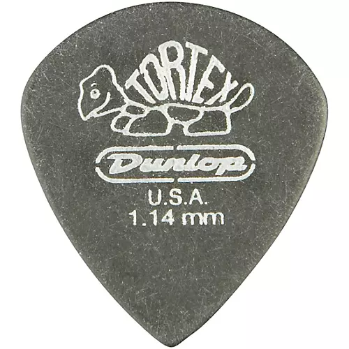 Dunlop Tortex Pitch Black Jazz Guitar Picks 1 Dozen 1.5 mm 12 Pack