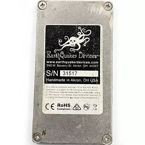 Used EarthQuaker Devices Plumes Small Signal Shredder Overdrive Effect Pedal