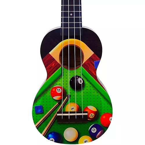 Mahalo Art Series Soprano Ukulele With Bag Tiki Motif