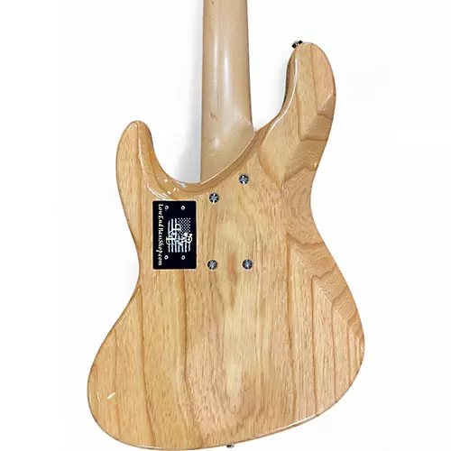 Used Brubaker JXB-5 Standard Natural Electric Bass Guitar Natural