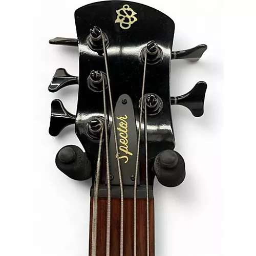 Used Spector NS Ethos 5 Gray Electric Bass Guitar Gray