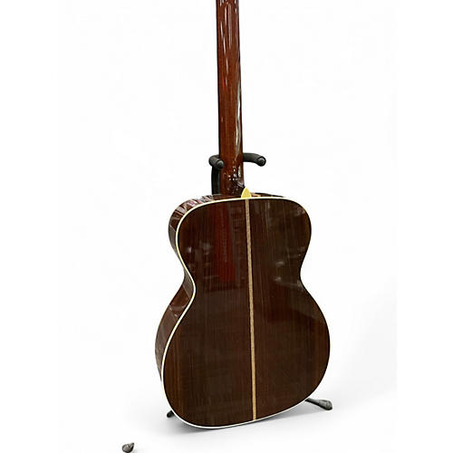 Used Collings OM2H Left Handed Natural Acoustic Guitar Natural