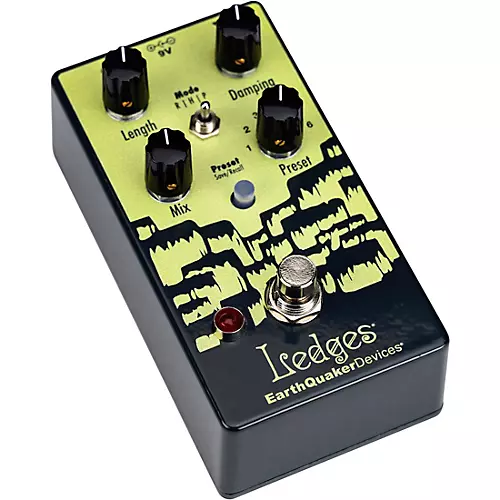 EarthQuaker Devices Ledges Tri-Dimensional Reverberation Machine Effects Pedal Grey