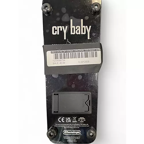 Used Dunlop GCB95 Original Crybaby Wah Effect Pedal