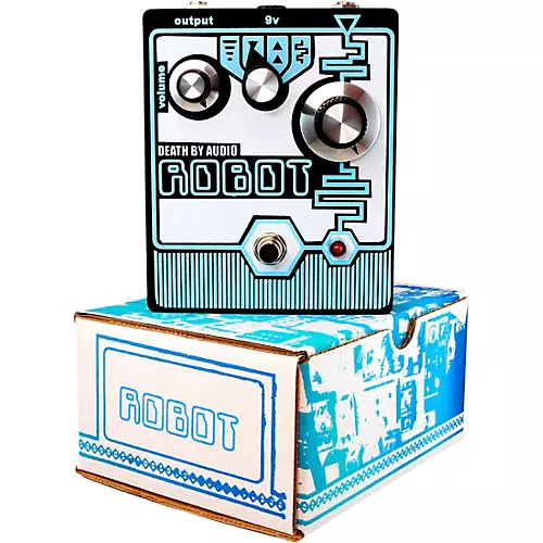 Death By Audio Robot Lo-fi Pitch Shifter Effects Pedal Black and Blue