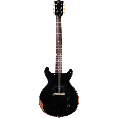 Gibson Custom Murphy Lab 1960 Les Paul Junior Double-Cut Reissue Ultra Heavy Aged Electric Guitar Ebony