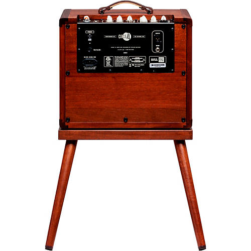 Circa 74 AV150-10 Acoustic Guitar and Vocal Amplifier With Amp Stand Mahogany