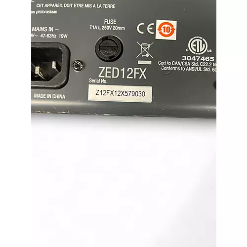 Used Allen & Heath ZED12FX Unpowered Mixer