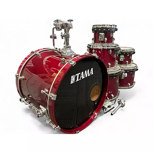Used TAMA 6 Piece Starclassic Birch MIJ Violet Drum Kit Violet