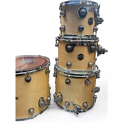 Used DW 5 Piece Performance Series Natural Drum Kit Natural