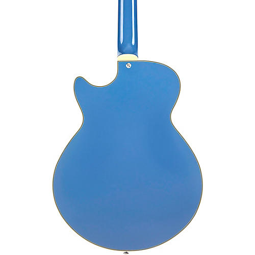 D'Angelico Excel SS Tour Semi-Hollow Electric Guitar With Supro Bolt Bucker Pickups and Stopbar Tailpiece Solid Black