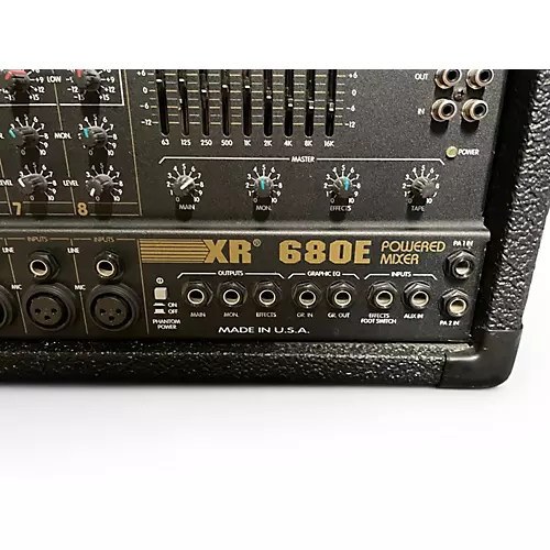 Used Peavey xr680E Powered Mixer