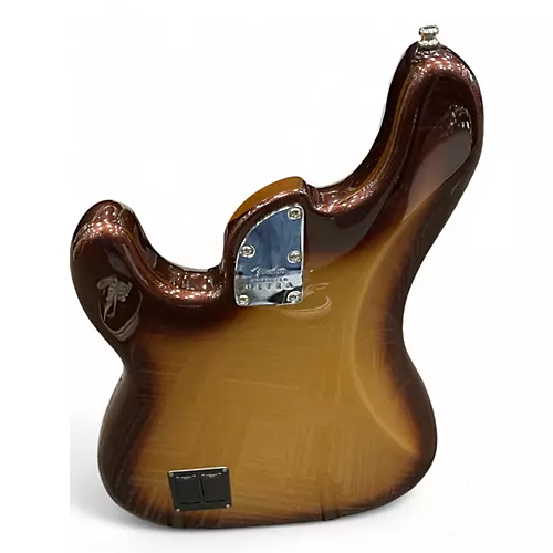 Used 2019 Fender American Ultra Precision Bass Copper Burst Electric Bass Guitar Copper Burst