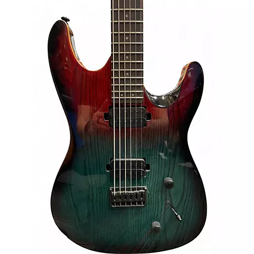 Used Chapman ML1 Modern Baritone Red Sea Fade Solid Body Electric Guitar Red Sea Fade