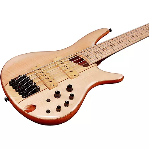 Ibanez Premium SR5FMDX2 5-String Electric Bass Natural Low Gloss