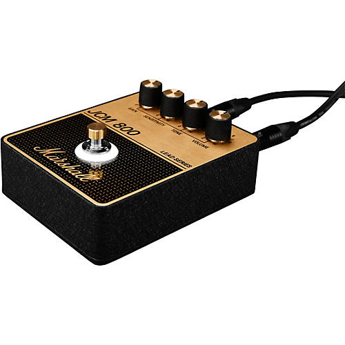 Marshall JCM800 Gain and Distortion Effects Pedal Black and Gold
