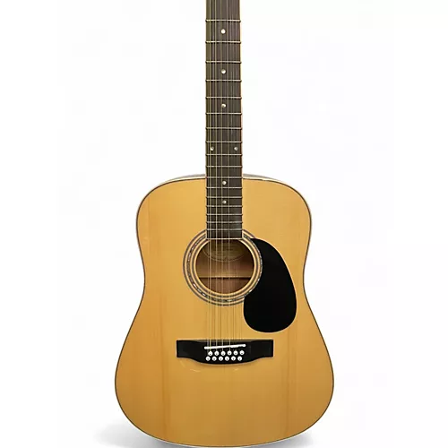 Used Mitchell D120S12E Natural 12 String Acoustic Electric Guitar Natural