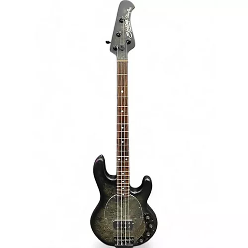 Used Sterling by Music Man Ray34PB Trans Black Electric Bass Guitar Trans Black