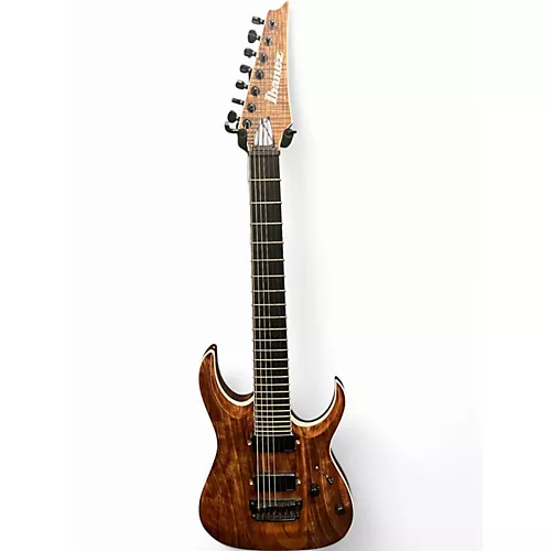 Used Ibanez RGAIX7U-ABS Iron Label ASH Solid Body Electric Guitar ASH