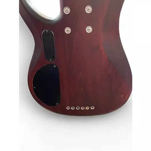 Used Rogue LX406 Natural Brown Electric Bass Guitar Natural Brown