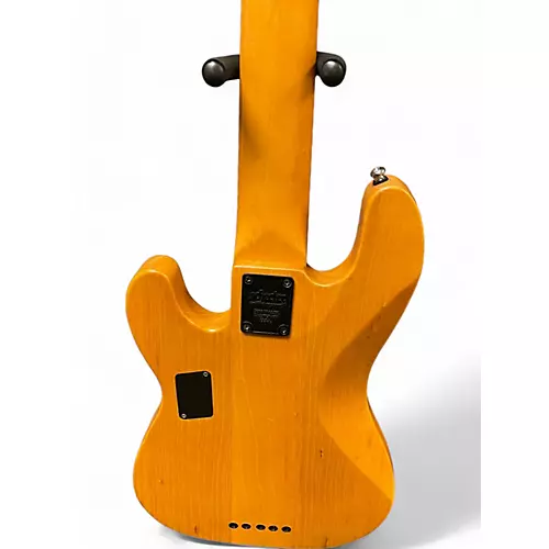 Used 2015 Schecter Guitar Research Model T 5 Natural  Electric Bass Guitar Natural