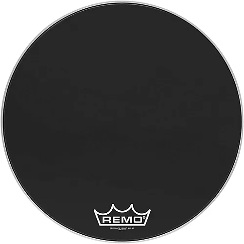 Remo Powermax 2 Ebony Crimplock Bass Drum Head 20 in.