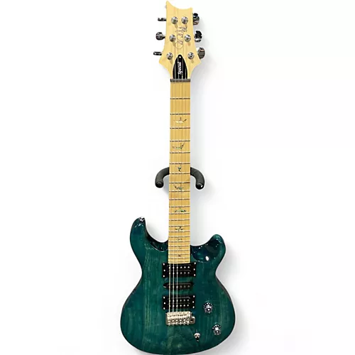 Used PRS SE SWAMP ASH SPECIAL IRIS BLUE Solid Body Electric Guitar IRIS BLUE